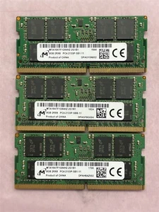 MICRON 24GB(3x8GB) PC3L-12800S SO-DIMM LAPTOP MEMORY MTA16ATF1G64HZ-2G1B1 - Picture 1 of 3