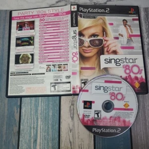 SingStar '80s Sony PlayStation 2 Game PS2 80s Music Karaoke NO MIC or Manual - Picture 1 of 8