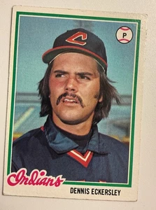 1978 Topps. DENNIS ECKERSLEY . Cleveland Indianer #122 - Bild 1 von 1