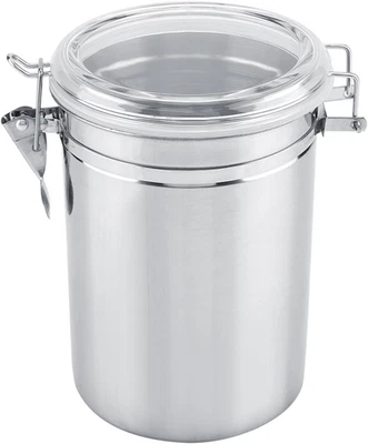 Barattolo Di Caffè, Contenitore per Caffè in Acciaio Inossidabile Barattolo Di C - Immagine 1 di 4