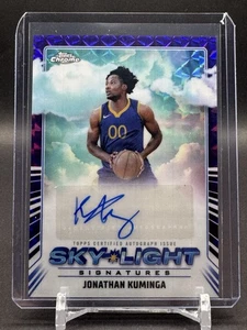 2024 Topps Chrome JONATHAN KUMINGA Sky Light Auto Purple Refractor Delight SP - Picture 1 of 2