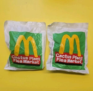 McDonald's 2022 Adult Happy Meal Set Of 2 Cactus Plant Flea Market Toys - Picture 1 of 4