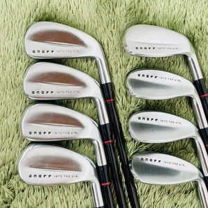 ONOFF Into The Air Men's 8-Pc Iron Set Smooth Kick Carbon Shaft Flex - Picture 1 of 10