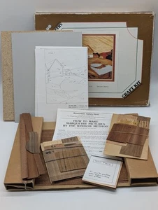 Vintage Marquetry Craft Kit - 411 Still Waters - Size 10" X 8" - Beginner Level - Picture 1 of 17