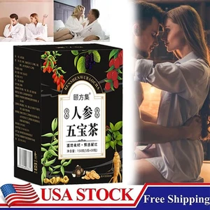 30 pezzi tè al ginseng sei treasure, tè ai reni, tè al fegato, dattero rosso salute dei reni - Foto 1 di 17