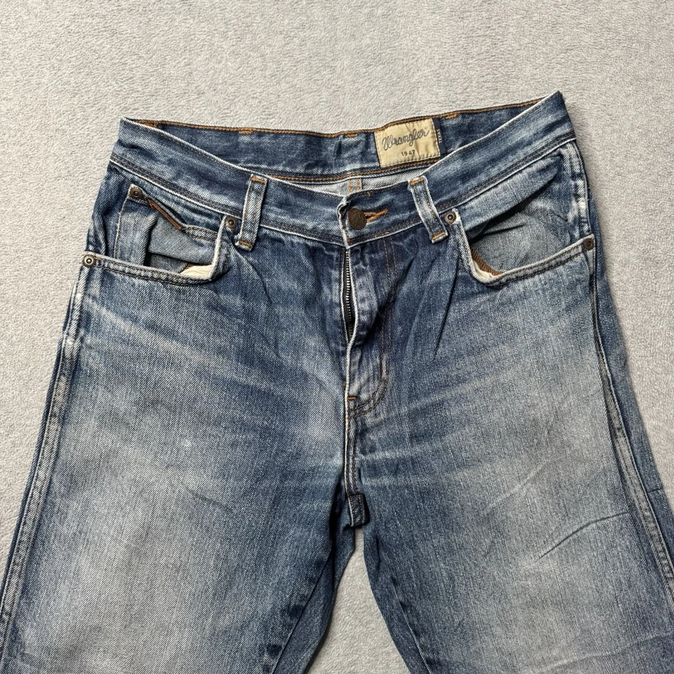 Pantalones de mezclilla Wrangler Texas para hombre 30x30 azul desteñido corte bota elástico occidental adulto Foto 1 de 4