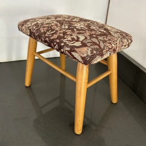 Asiento tapizado infantil vintage pulido hecho a mano - Imagen 1 de 9