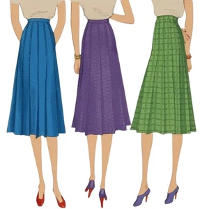 Vintage 1940s Sewing Pattern, Pleated Skirt - Waist: 24” (61cm) - Picture 1 of 2