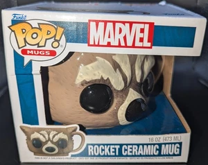 NEW Funko POP! Mugs Rocket Raccoon 16 Oz Ceramic Mug (Marvel) Guardians Galaxy - Picture 1 of 6