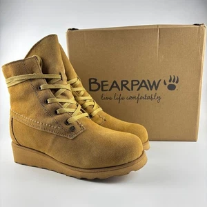 Botas Bearpaw Krista para mujer talla 9 trigo 721 BearCoat (resistentes a líquidos) - Imagen 1 de 14