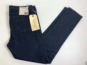NWT Rag & Bone Jeans Men's 32 Dark Wash Skinny Fit Stretch Denim - Picture 1 of 14