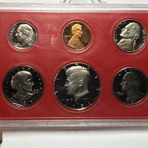 1981-S Proof Set Type 2 Clear “S” All Six Coins Bulbous Serif  S - Picture 1 of 9