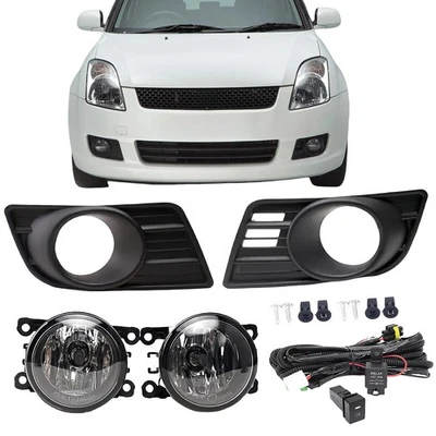 Luz antiniebla para Suzuki Swift 2007 08 09 2010 lámpara de conducción parachoques bisel cubierta escurrimiento Foto 1 de 4