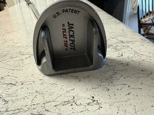 Tear Drop Jackpot Flat Top Mallet Etched Face Putter Alignment Aid Head 34" RH - Picture 1 of 8