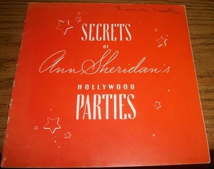 SECRETS OF ANN SHERIDAN'S HOLLYWOOD PARTIES 1940 Party Booklet CITY FOR CONQUEST - Picture 1 of 4