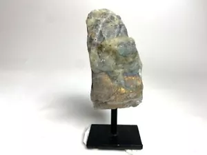 Esemplare di cristallo di labradorite arcobaleno grezzo naturale lucido su supporto - 13 - Foto 1 di 4