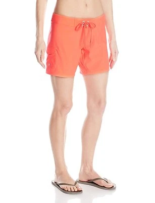 Billabong Junior Womens Ride Solo 7 Inch Boardshorts Coral Reef J106ARID Size 1 - Image 1 of 2