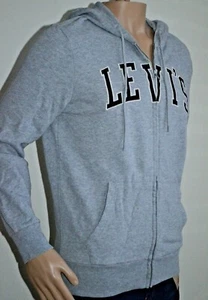 Neu mit Etikett Levi's Graphic Hoodie mit Reißverschluss grau Stil 196250020 Größe XL - Bild 1 von 5