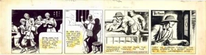 Tira cómica diaria Tarzán arte original, Rex Maxon, Edgar Rice Burroughs & Garden - Imagen 1 de 5