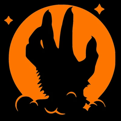 Werewolf Hand Vinyl Decal Sticker Waterproof Moon Zombie Horror Cars Bikes Cups - Image 1 of 3