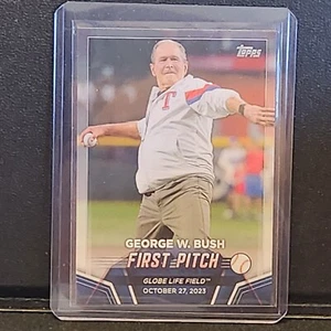 2024 Topps George W Bush First Pitch Insert - Picture 1 of 2