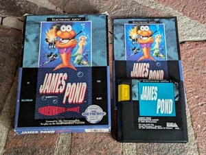 James Pond Underwater Agent Sega Genesis CIB Complete Tested & Working - Picture 1 of 4