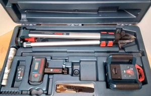 Bosch GRL1000-20HVK Self-Leveling Rotary Laser System - Picture 1 of 19