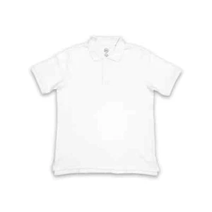 Wonder Nation Little Boys & Big Boys Pique Polo Size S SArtic White --T8-- - Picture 1 of 2