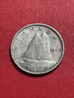 1947-Maple Leaf-Canadian Silver 10 cent Coin - Canada .800 Silver Dime