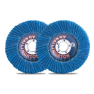 100/115/125mm U-shaped Sanding Flap Disc Angle Grinding Wheel Abrasive Disc 60# - Imagen 1 de 9