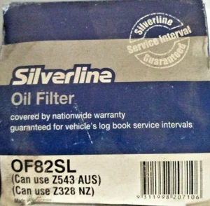 SILVERLINE OF82SL - Cartridge Oil Filter - Check Listing below - NOS - (Z543) - Picture 1 of 9