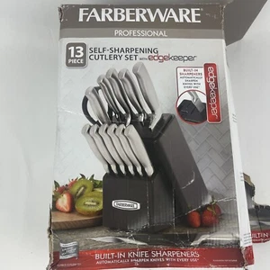 Juego de bloques de cuchillos autoafilables Farberware Edgekeeper Pro 13 piezas sin caja - Imagen 1 de 8