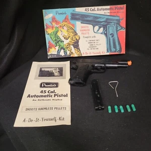 Premier Products Co. Plastic Toy Gun No 45 With Removable Magazine Ammo Box INST - Picture 1 of 15