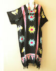 Kg26 Abstract Batik Plus Kimono Sleeves Abaya Hippy Women Maxi Dress - Up To 5X