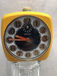 PETER Wecker 60er 70er JAHRE WECKER - Kult - ockergelb - Bild 1 von 8