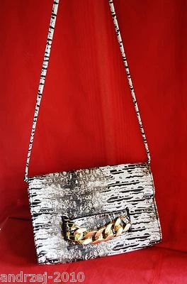 (#9) H.M. BOLSO HOMBRO/SOBRE/MODERNO/MARRÓN/BLANCO MUJER - ESTILO TODO EL DÍA Foto 1 de 4