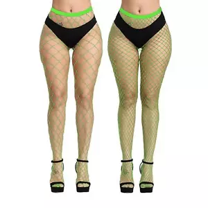 High Waist Fishnet Tights Thigh High Suspender Stockings NG-LM SM - Picture 1 of 7