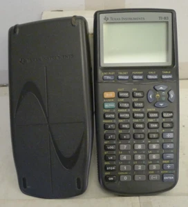 Texas Instruments TI-83 Graphing Calculator with Slide Cover - TESTED WORKS - Picture 1 of 13