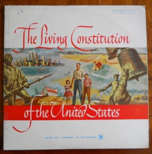 1961 The Living Constitution of the United States LP Vinyl with Enclosed DOI - Picture 1 of 10