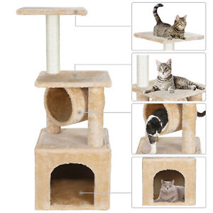 36 Inch Cat Tree Tower Activity Center Large Playing House Condo For Rest&Sleep