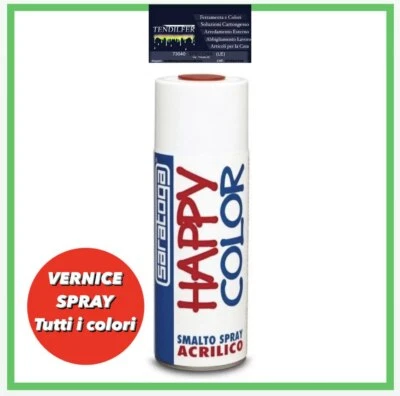 Bomboletta Vernice Smalto spray per carrozzeria auto ferro legno antiruggine ml - Immagine 1 di 3