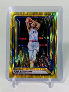 2019 Panini National VIP Gold Packs Ben Simmons Gold Prizm 10/10 NM/MINT - Picture 1 of 6