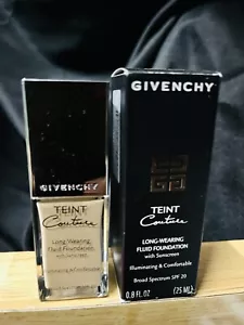 Givenchy Fluid Foundation Teint Couture Long Wearing #5 Elegant Honey Full sz - Picture 1 of 1