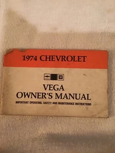 Original 1974 Vega Owner’s Manual - Picture 1 of 12