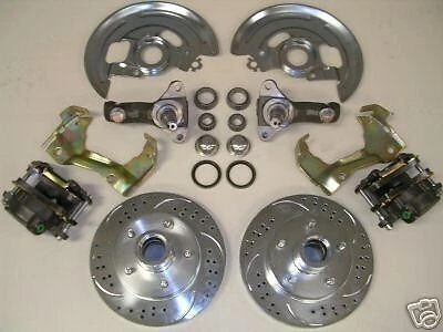 Oldsmobile Cutlass 442 A Body Disc Brake Conversion Kit A Body Slotted Rotors - Image 1 of 1