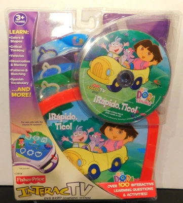 Fisher Price InteracTV Nick Jr Dora the Explorer iRapido, Tico! NEW - Image 1 of 4