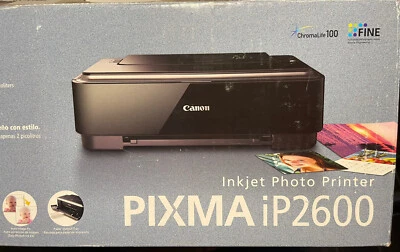 Canon PIXMA iP2600 Inkjet Photo Printer With USB Cable New in Open Box - Image 1 of 4