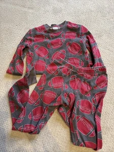 Cherokee Boys Youth Thermal Under Set L 12/14 Brown Red Footballs Kid Warm NWOT - Picture 1 of 7