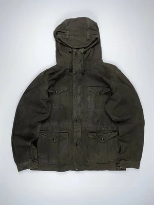 🚨 Denim & Supply Ralph Lauren Vintage Militar Ejército Abrigo Cremallera Chaqueta Algodón Talla L Foto 1 de 4