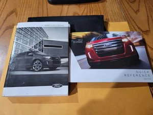 2013 FORD EDGE OWNERS MANUAL & CASE ( QUICK REF) - Picture 1 of 7